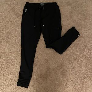 Black scrub pants